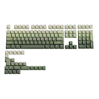 青提乌龙键帽原厂渐变正刻透光