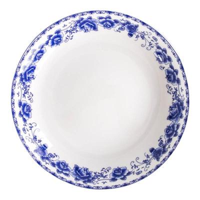 7英寸盘子菜盘青花瓷骨瓷釉中彩