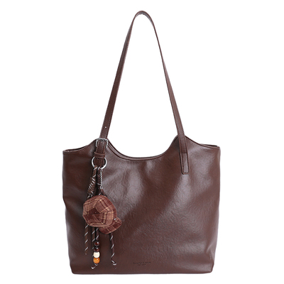 2025新款简约百搭大容量单肩包