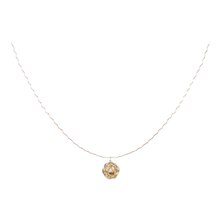 艾特里里夜玫瑰项链镂空花朵锆石简约礼物原创设计新年女款