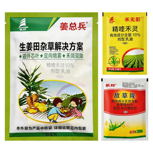 姜总兵生姜地除草专用剂敌草隆精喹禾灵仔姜大姜田苗后除草专用药