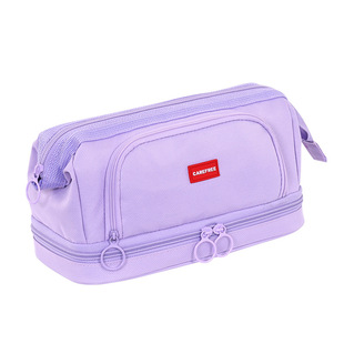 笔袋简约大容量女老师大学生上课便携式文具盒高中学习用品收纳包