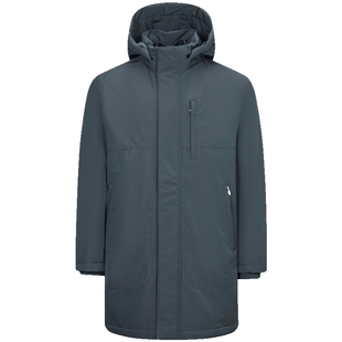 【厚款 90%鹅绒】BEANPOLE滨波25秋冬男商务厅局风可拆卸帽羽绒服