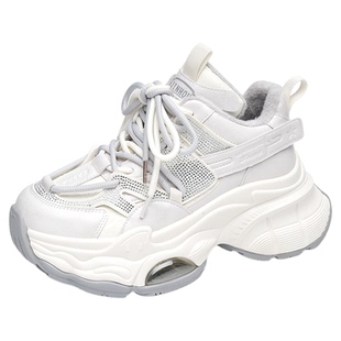 金猴女鞋老爹鞋2025新款秋冬季加厚加绒保暖时尚休闲鞋女士增高鞋