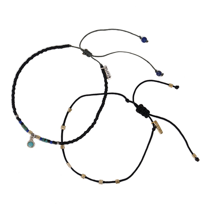 绿松石925银情侣款不掉色吊坠