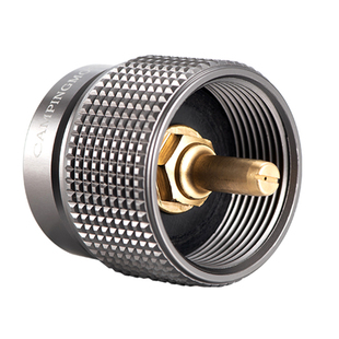 柯曼Z59CB丙烷稳压转卡式延长管自动闭气IPE丙烷气罐转接头铝合金