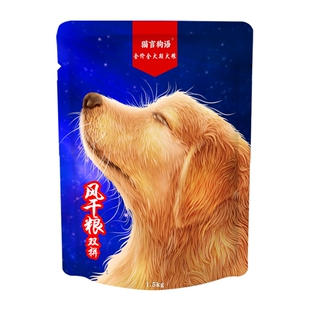 简简单单猫言狗语风干双拼全价狗粮通用型鸡肉鸭肉金毛比熊10kg