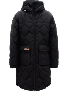 奥莱简约衬衫式轻薄中长款羽绒服