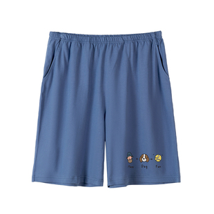 睡裤男青少年学生夏季短裤纯棉家居服夏天男生裤子居家裤大裤衩子