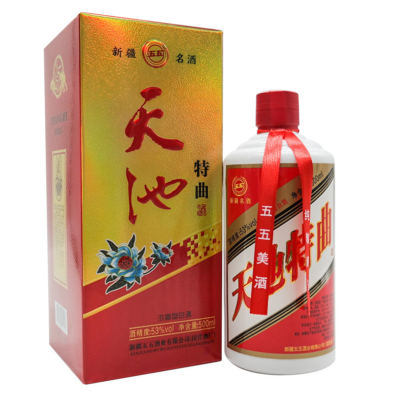 天池特曲53度浓香型白酒500ml