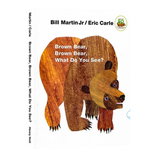 brown bear绘本Dear Zoo廖彩杏英文绘本i am a bunny我爸爸我妈妈英文绘本亲爱的动物园好饿的毛毛虫英文版英语启蒙亲子游戏纸板书