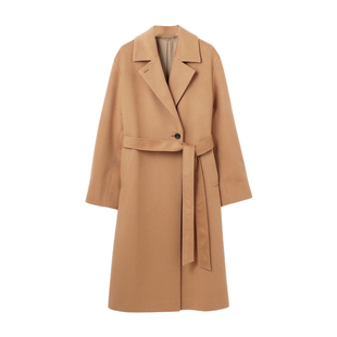 23区优雅时尚感简约MTR羊绒海狸切斯特大衣女秋冬保暖防寒ONWARD