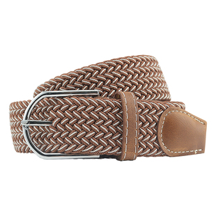 天天特价帆布男士编织皮带女士搭腰带松紧弹力编制裤带针扣无孔宽