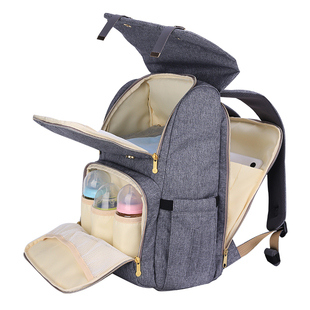 三美婴妈咪包多功能大容量双肩包婴儿外出时尚女手提背妈妈母婴包