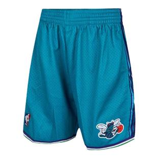 MN黄蜂队99-00赛季球裤美式复古休闲训练球迷版正品运动短裤男NBA