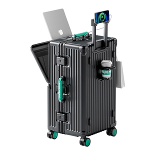 前开口行李箱女大容量28寸拉杆旅行箱2025新款铝框20登机密码箱男