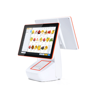 触摸屏双屏15.6寸收银机win7Windows电脑收银一体机收银电脑渠道专供
