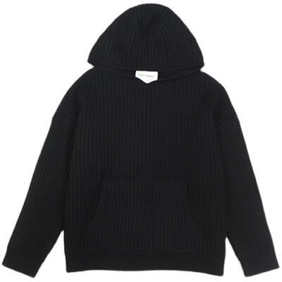 羊绒连帽针织软糯超暖不起球宽松