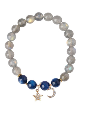 恋与深空沈星回天然灰月光蓝虎眼手串祁煜夏以昼秦彻黎深印象手链