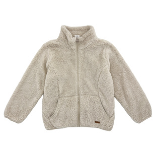 诺诗兰儿童抓绒卫衣男女童秋冬舒棉绒外套保暖家居服外穿户外上衣