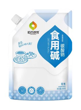 拧盖鲜客食用碱面纯碱碳酸钠食品级厨房清洁烘焙去污发面家用碱粉