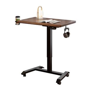 电动升降桌智能移动电脑桌小型家用办公桌小尺寸书桌站立式工作台