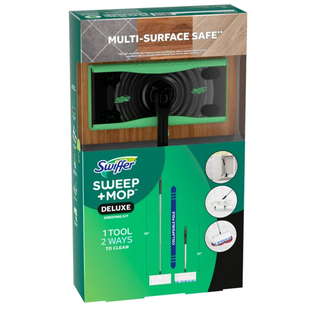 美国Swiffer宝洁吸尘干湿平板拖把免洗一次性干巾干湿巾静电除尘