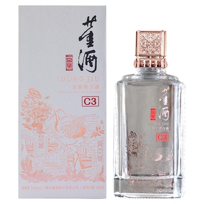 董酒窖藏C350度500ml兼香型白酒