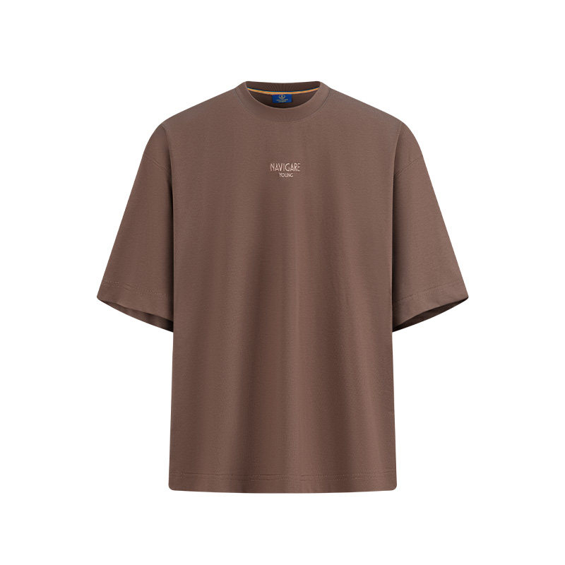 【凉感】navigare小帆船宽松T恤男圆领透气速干短袖t恤男女同款