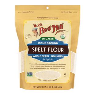 【自营】Bob's Red Mill/鲍勃红磨坊斯佩尔特小麦粉面包烘焙粗粮