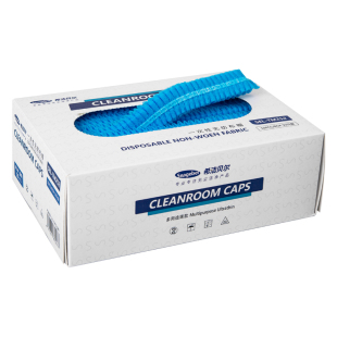 一次性盒装条形帽透气厨师帽防尘发帽厨房预制菜加工食品卫生头套