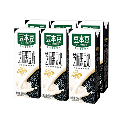 豆本豆唯甄红枣豆奶250ml*6盒