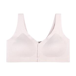 好波哺乳内衣无钢圈文胸聚拢薄款前开扣胸罩大码内衣HW2323