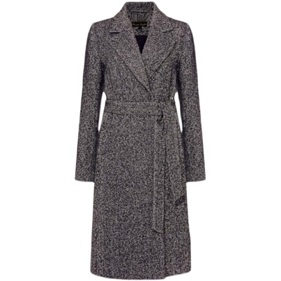 外套西服领系带英伦通勤大衣