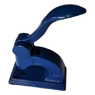 蓝色生铁钢印架钢印机带上下铜板钢印模手动钢印机印章材料