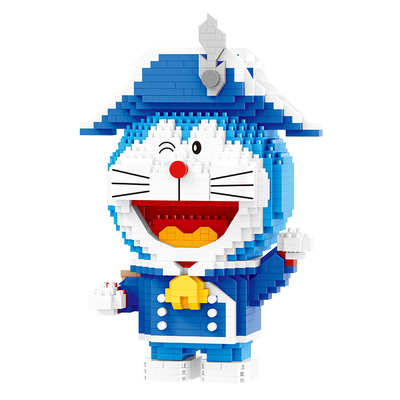 贝乐迪积木哆啦A梦大号男孩女孩