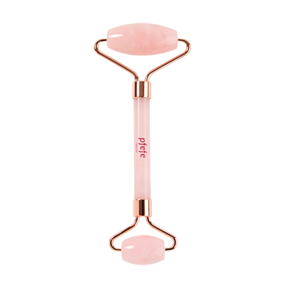 珀法瑞粉水晶滚轮面部按摩器