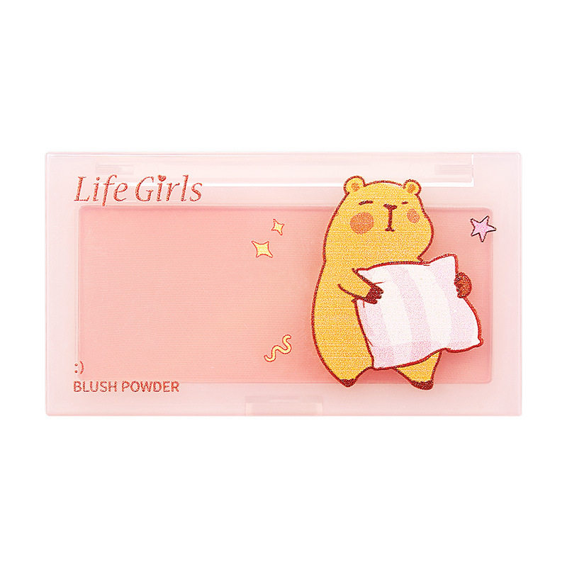 Life Girls羽雾巧色腮红粉眼影多用提气色哑光显嫩修容跨境美妆女