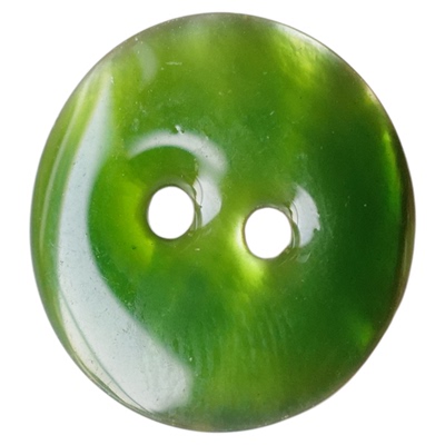 绿色树脂覆盖贝壳纽扣