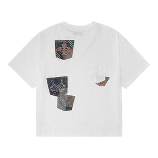 【明星同款】EVISU福神 2025秋季男士商标刺绣短袖T恤