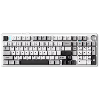 AULA狼蛛F99pro机械键盘无线三模电竞游戏FPS专用办公RGB音乐律动