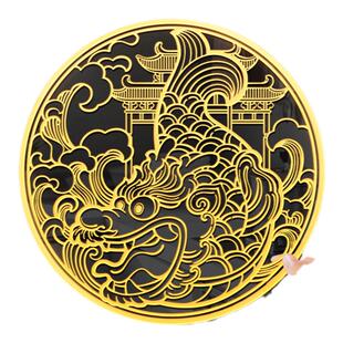 鸱吻摆件厨房西北解决金属贴原创家中门对门避火招财避火龙安忍水