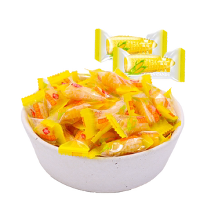 金冠年货玉米味硬糖水果硬糖玉米糖休闲零食品喜糖果散装批发