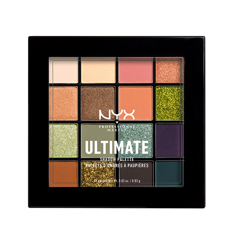 【官方正品】NYX16色眼影盘大地盘哑光珠光生日礼物送女友送闺蜜