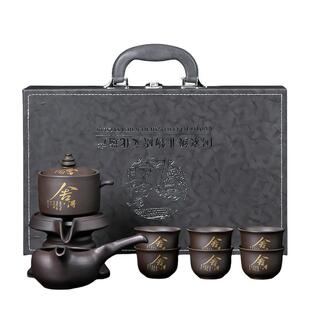 紫砂茶具套装家用喝茶具陶瓷紫砂壶懒人自动泡茶神器功夫茶壶茶杯