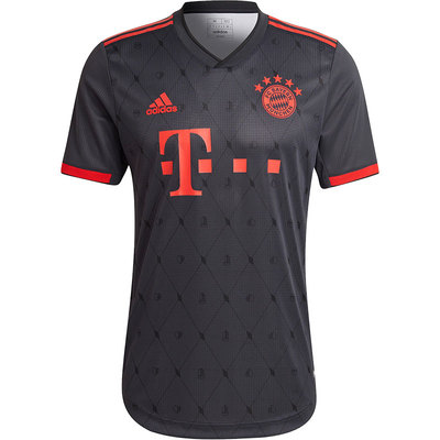 阿迪达斯拜仁慕尼黑足球透气短袖