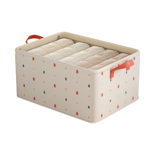 裤子收纳盒放在衣柜里的衣物整理盒换季衣服专用储物筐神器省空间