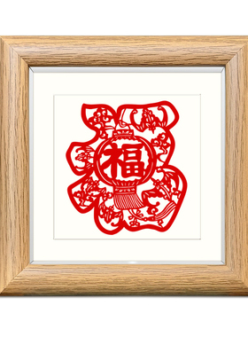 剪纸非遗中国风特色迷你掌心框相框摆件家居装饰画伴手礼艺术精品