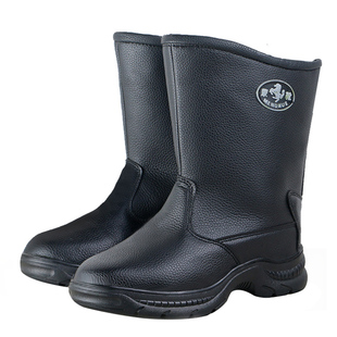 冬季劳保鞋高帮加厚加绒防水工作鞋羊毛保暖耐磨防滑耐脏防护鞋男