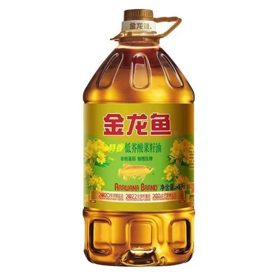 金龙鱼低芥酸特香菜籽油物理压榨